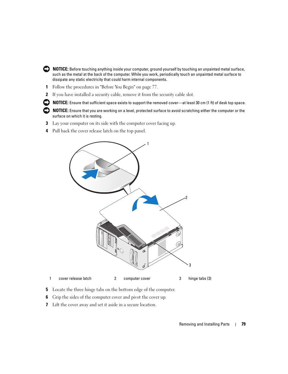 Dell XPS 410 (Mid 2007) User Manual | Page 79 / 172