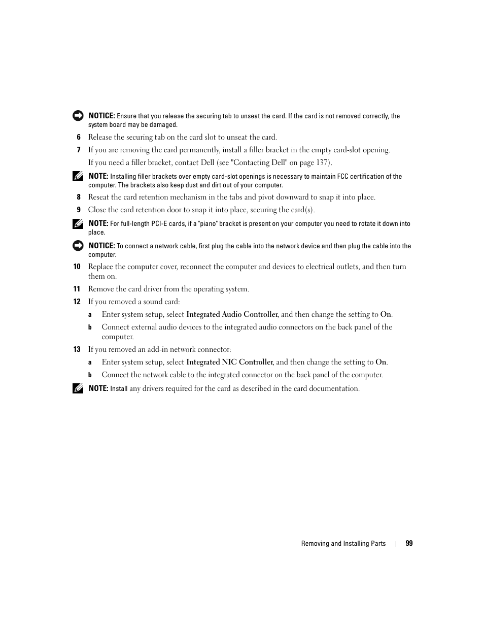 Dell XPS 410 (Mid 2007) User Manual | Page 99 / 172