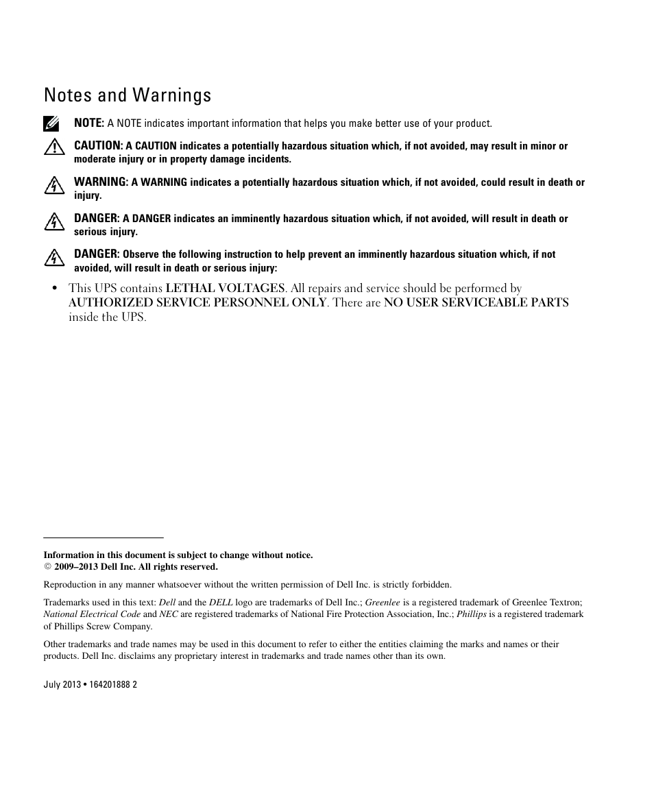 Dell UPS 5600R User Manual | Page 2 / 71