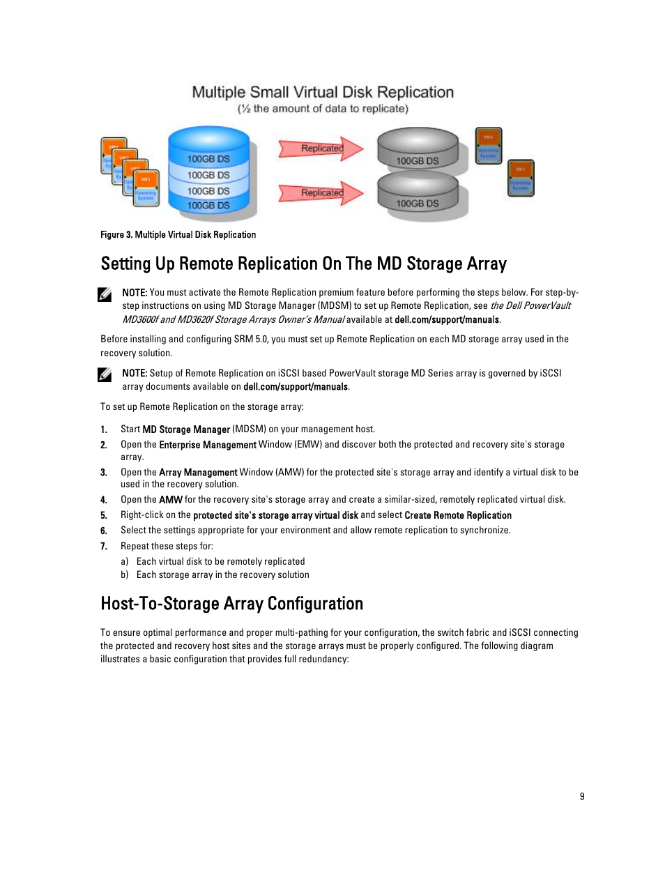 Host-to-storage array configuration | Dell PowerVault MD3260i User Manual | Page 9 / 34