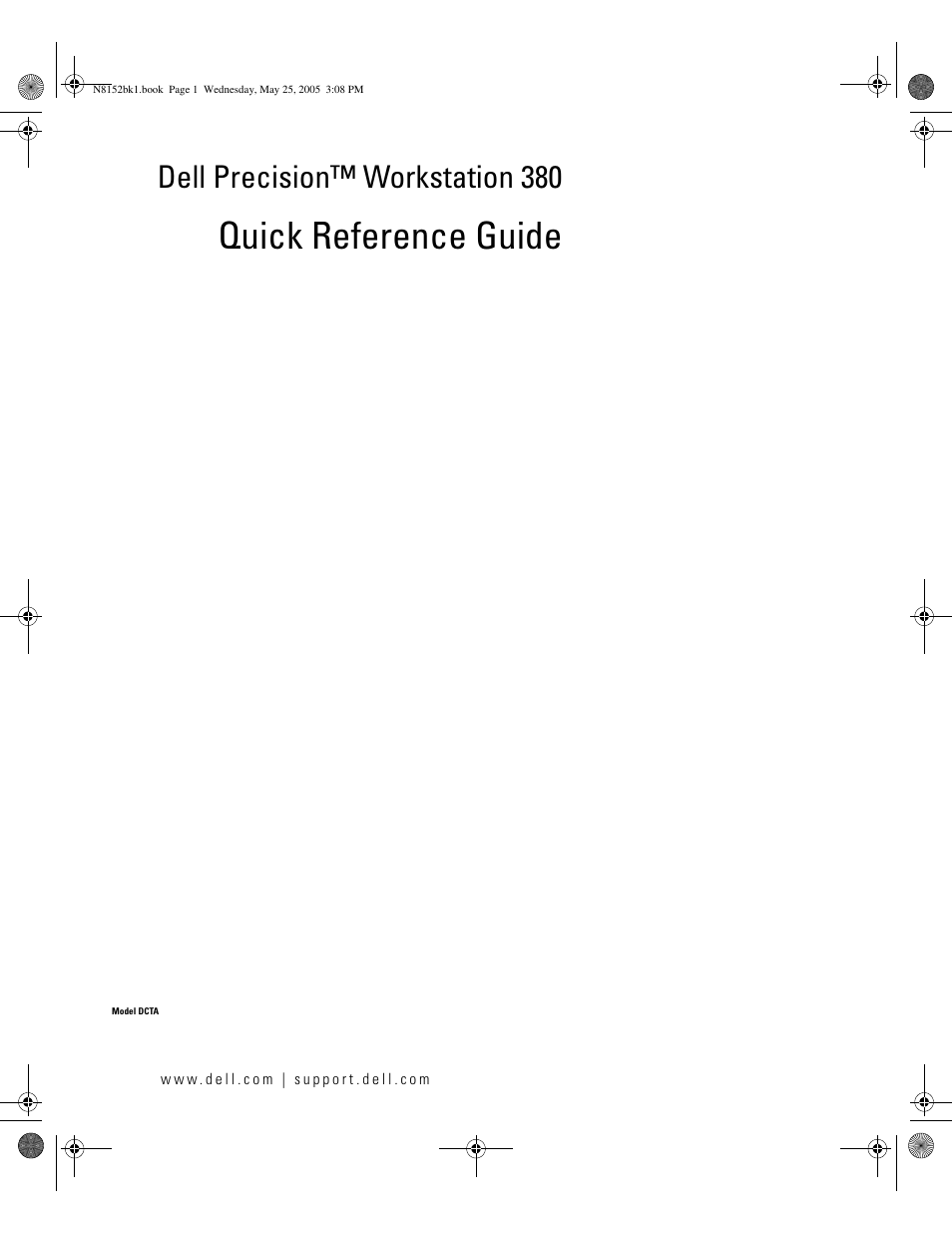 Dell Precision 380 User Manual | 46 pages