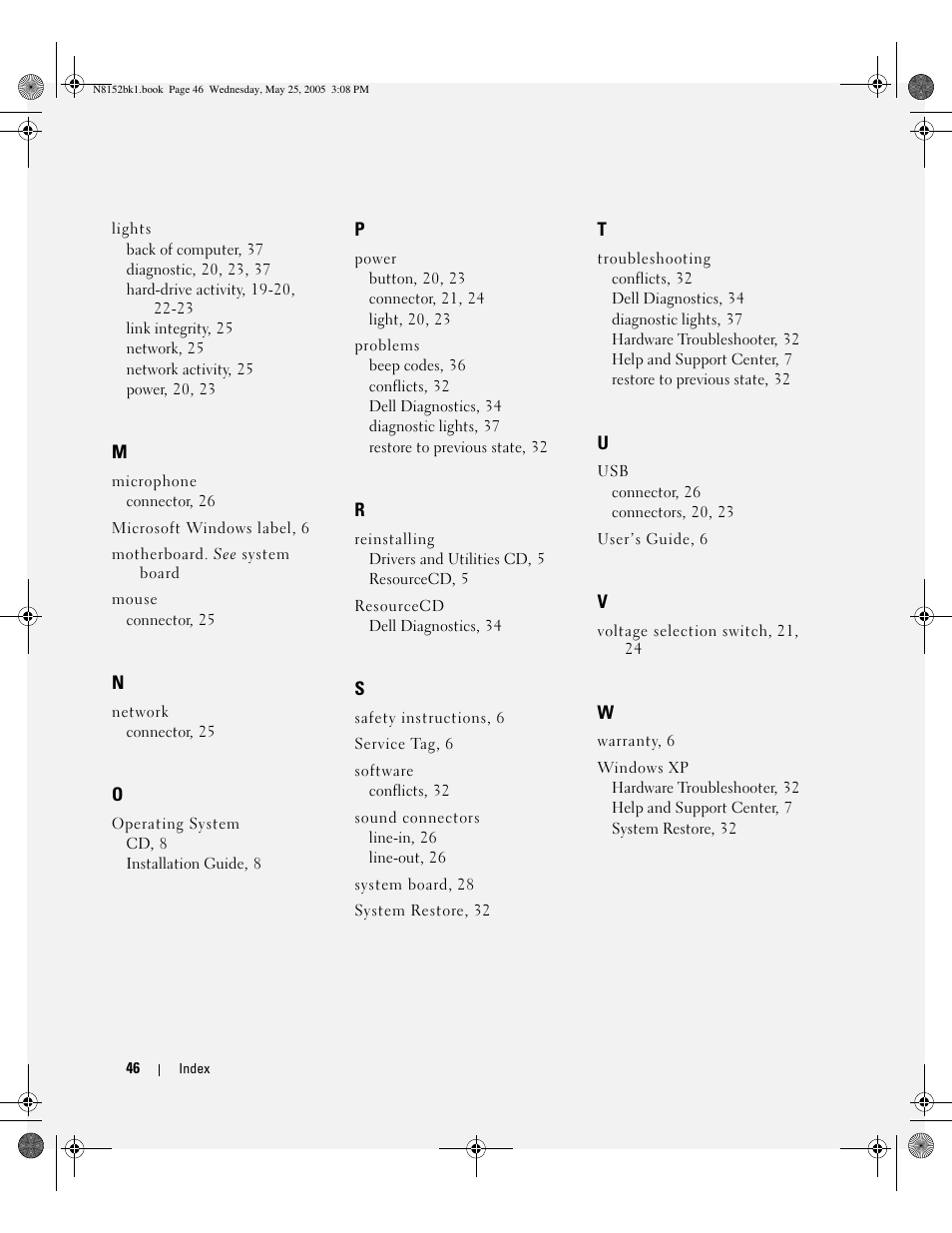 Dell Precision 380 User Manual | Page 46 / 46