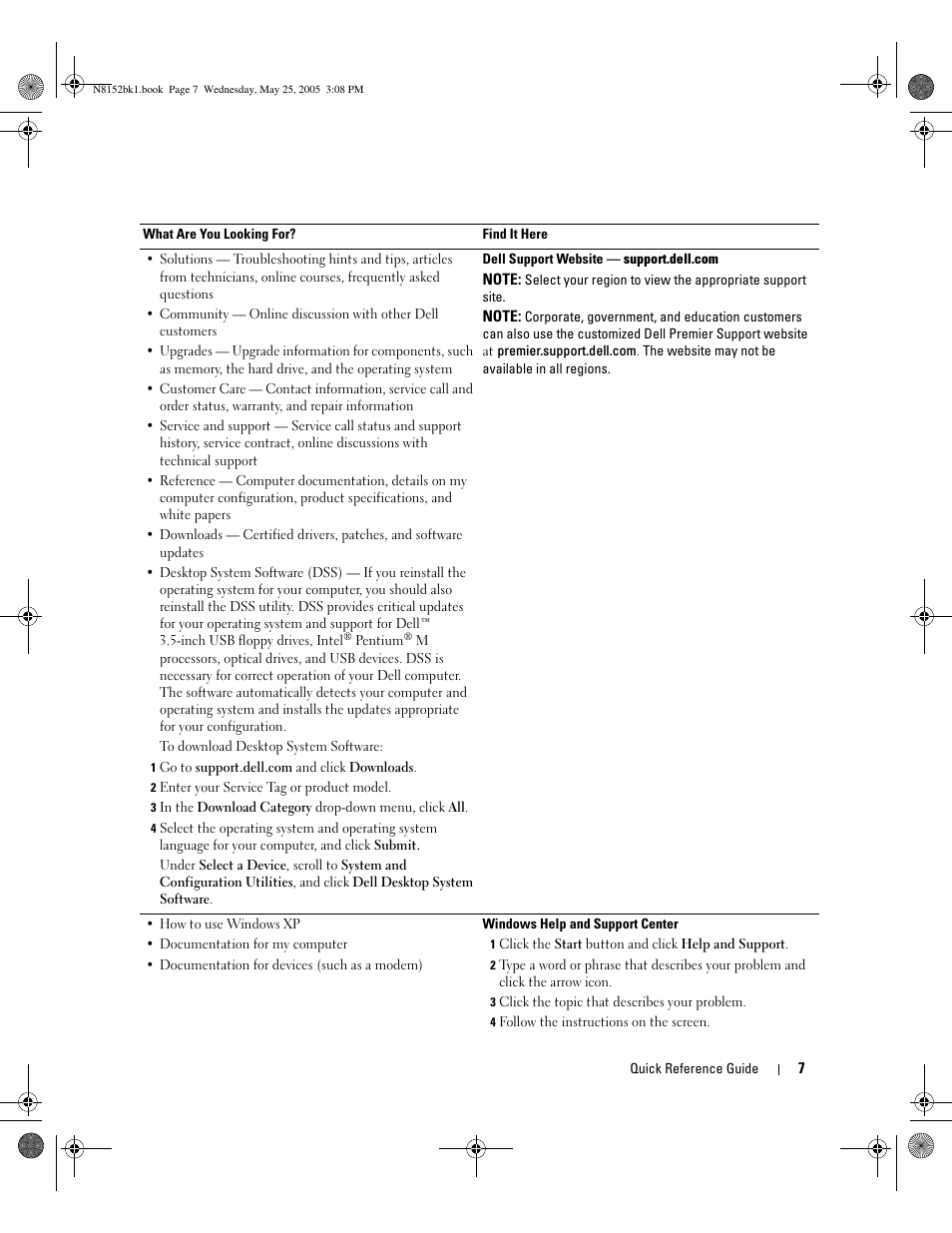 Dell Precision 380 User Manual | Page 7 / 46