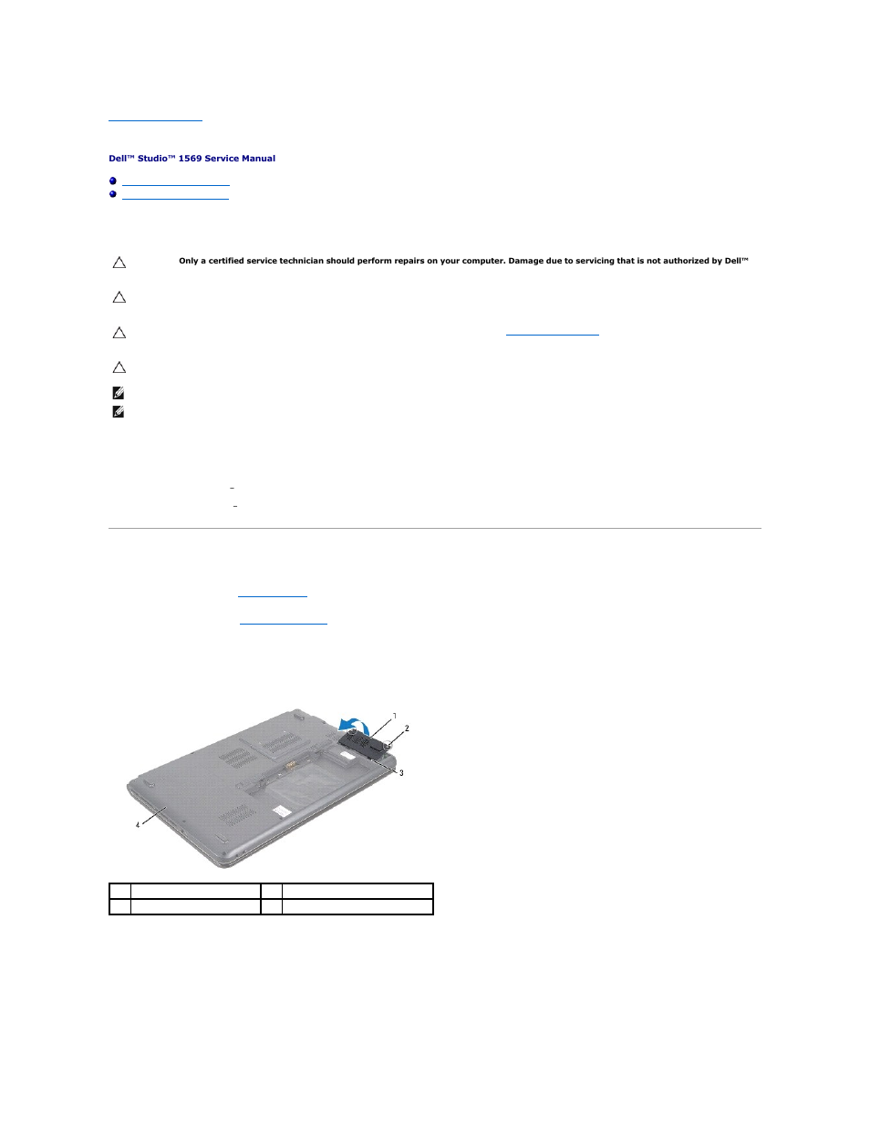Wireless mini-card(s), Removing the mini-card(s) | Dell Studio 1569 (Late 2009) User Manual | Page 30 / 47