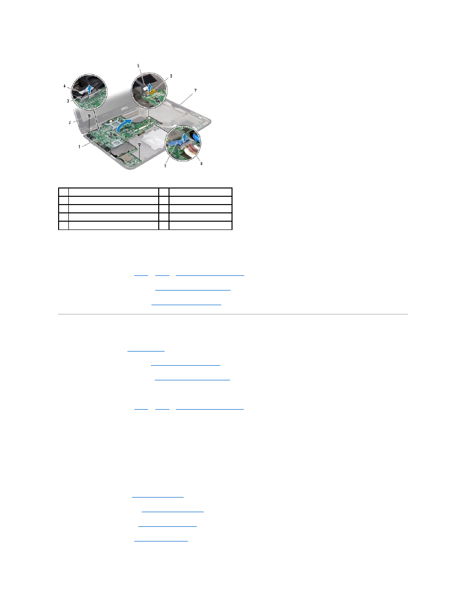 Replacing the system board | Dell Studio 1569 (Late 2009) User Manual | Page 43 / 47