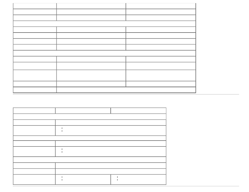 Environmental characteristics | Dell U2713H Monitor User Manual | Page 13 / 71