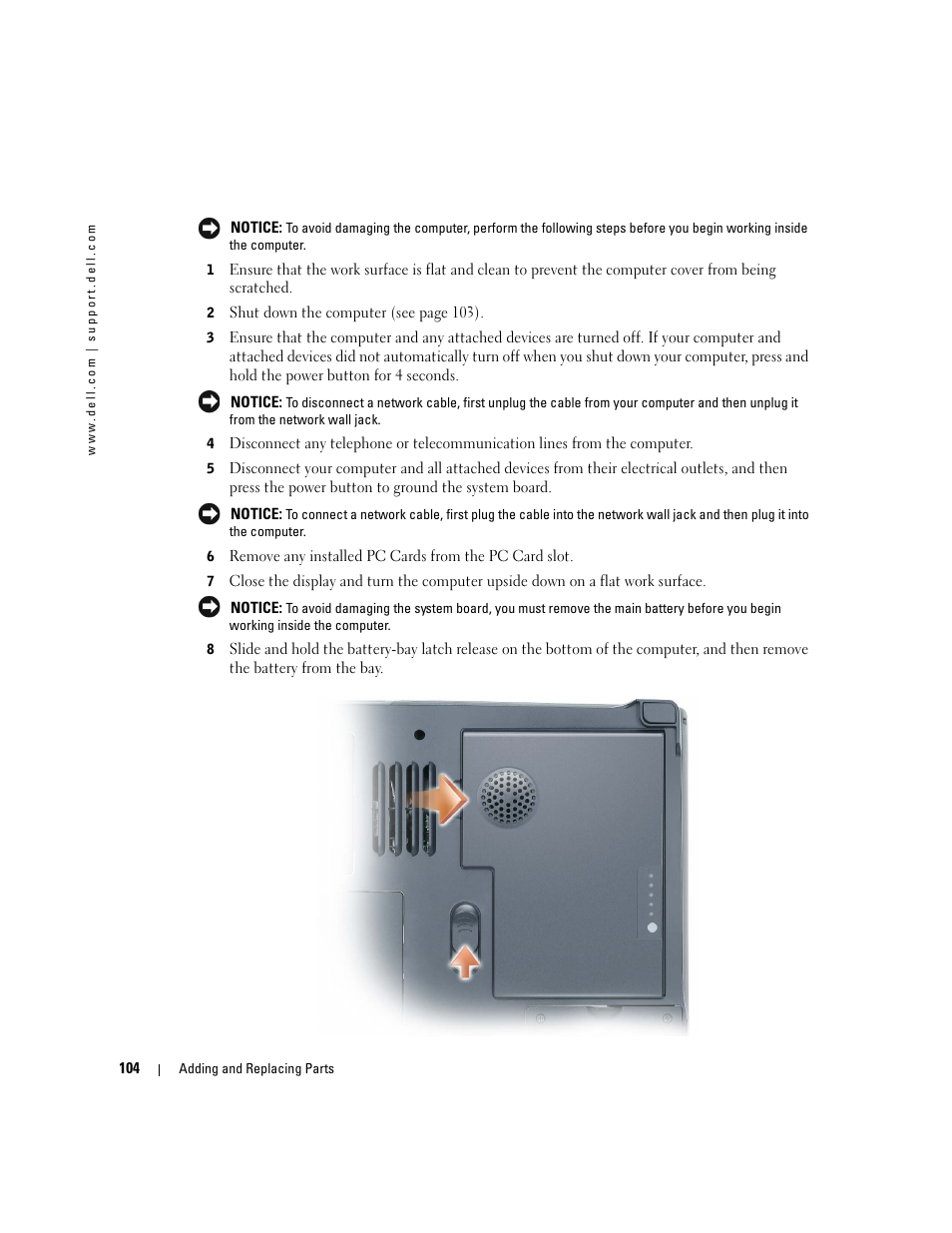 Dell Inspiron XPS User Manual | Page 104 / 186