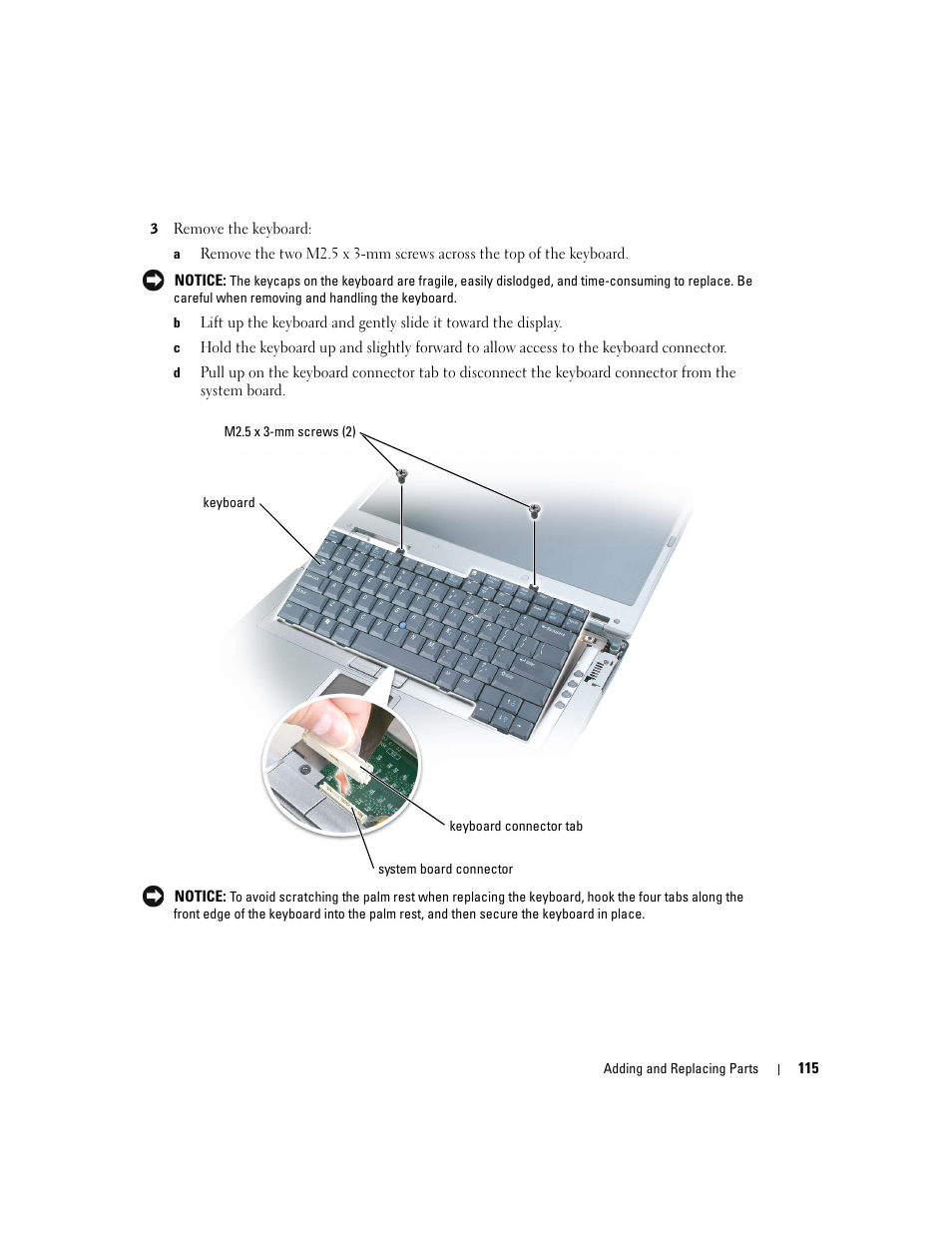 Dell Inspiron XPS User Manual | Page 115 / 186