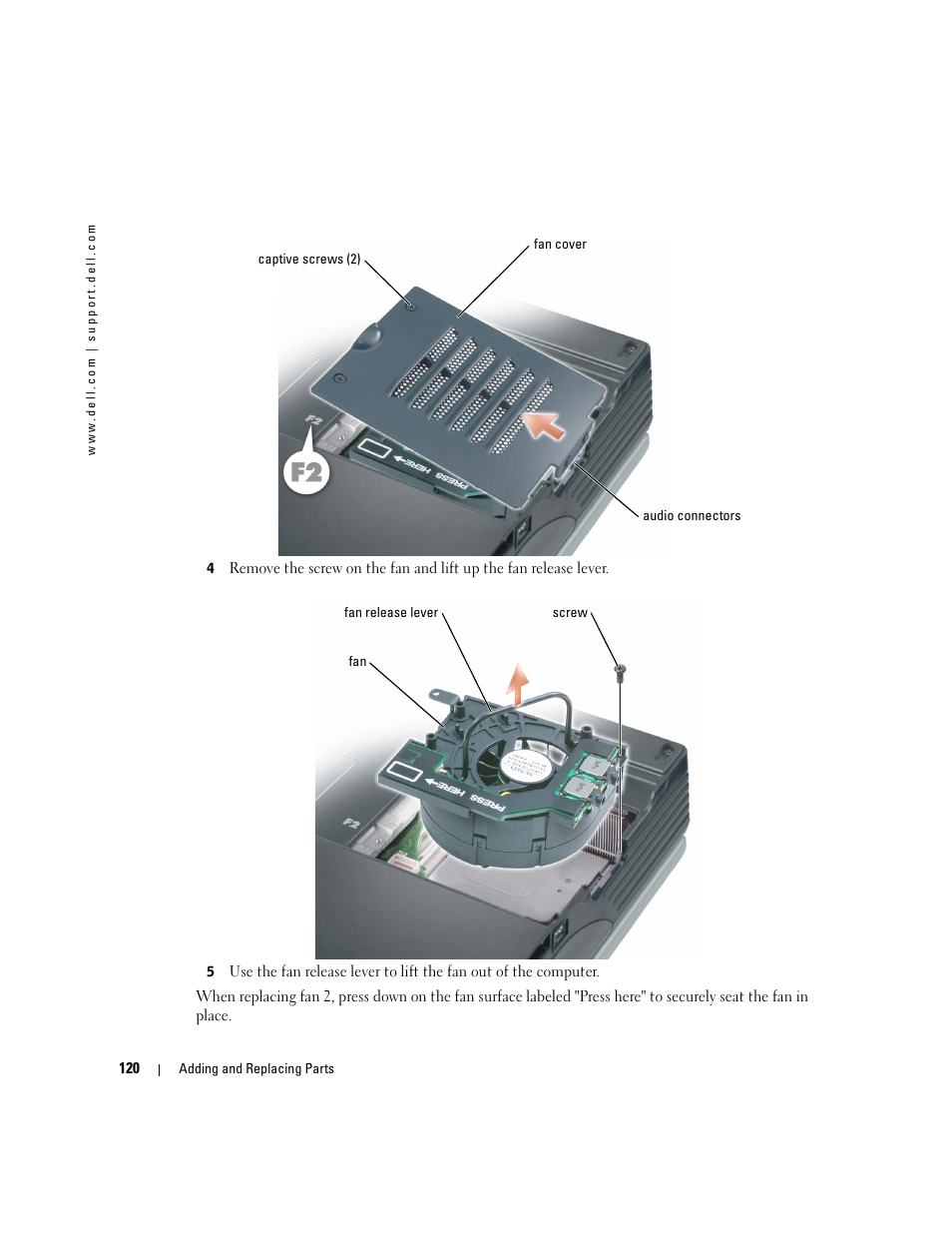 Dell Inspiron XPS User Manual | Page 120 / 186