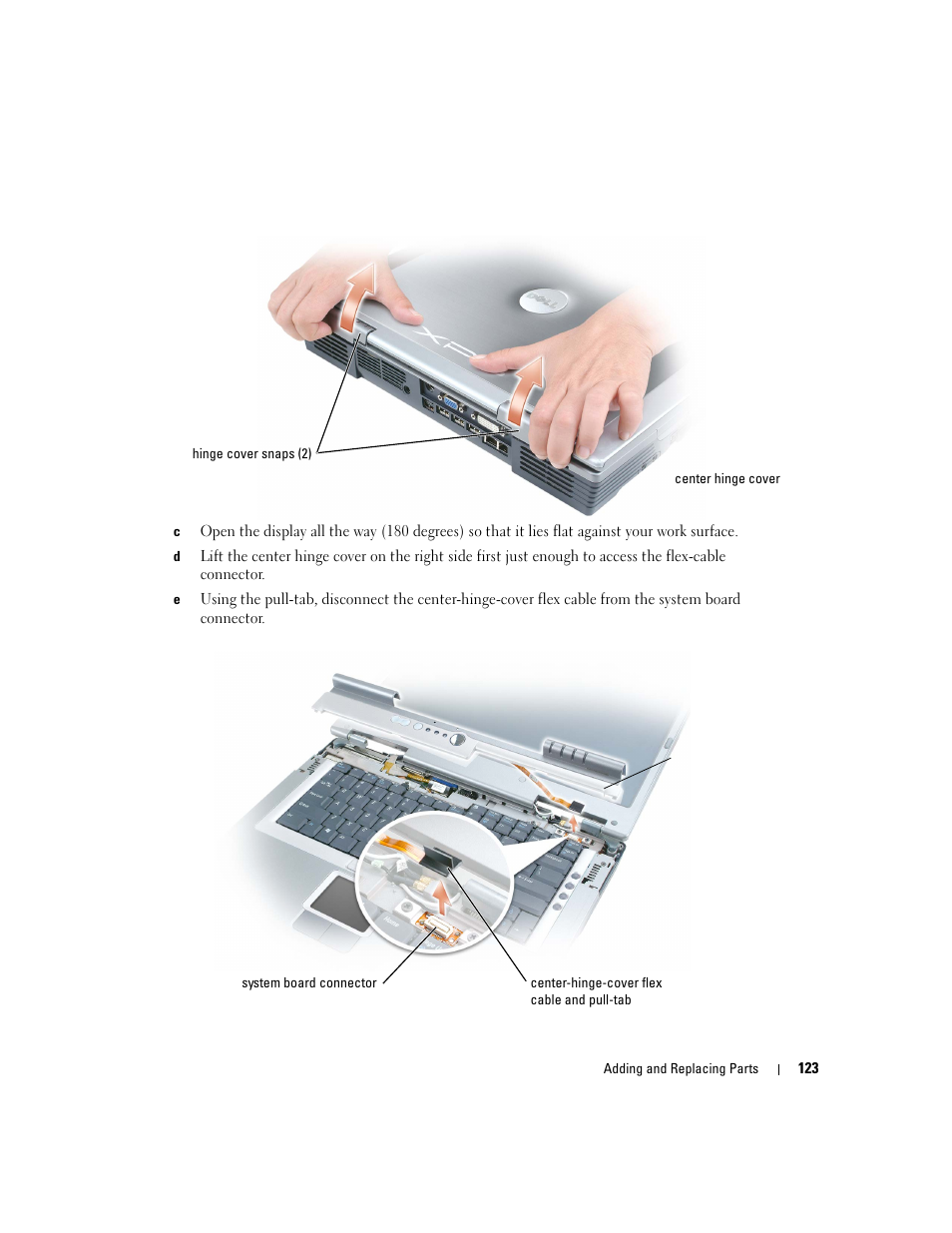 Dell Inspiron XPS User Manual | Page 123 / 186