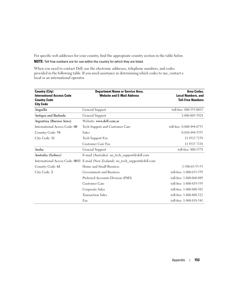 Dell Inspiron XPS User Manual | Page 153 / 186