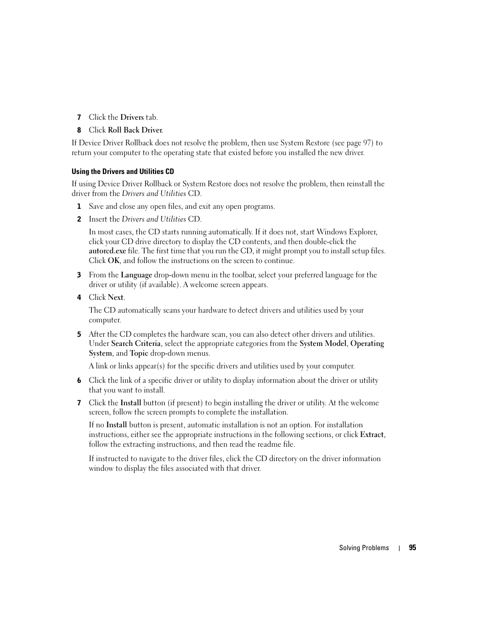 Dell Inspiron XPS User Manual | Page 95 / 186