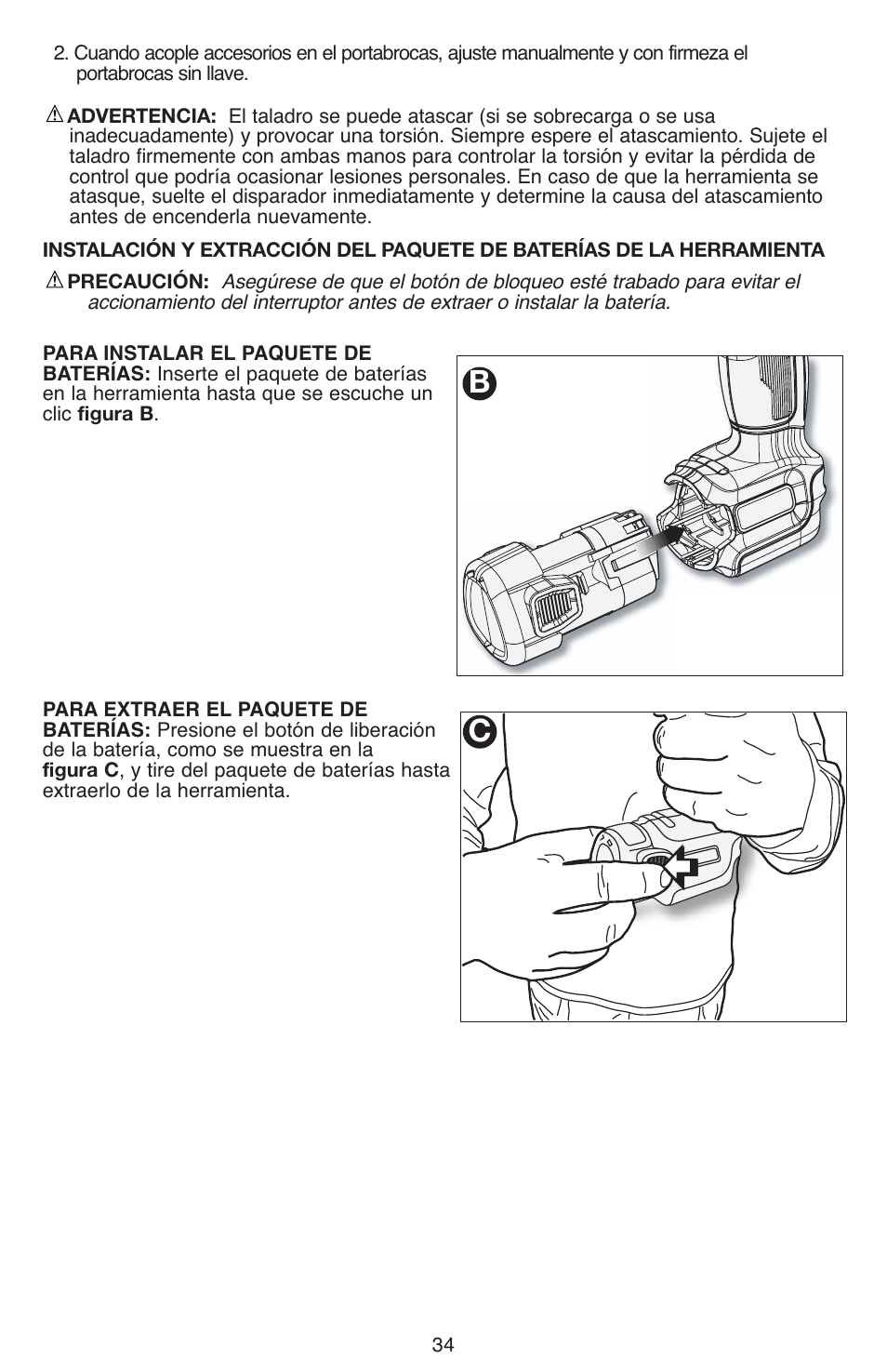 Black & Decker LDX112 User Manual | Page 34 / 40