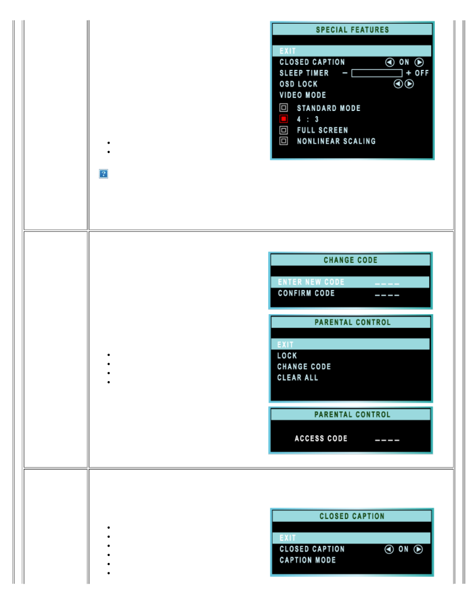 Dell LCD TV W2300 User Manual | Page 57 / 63