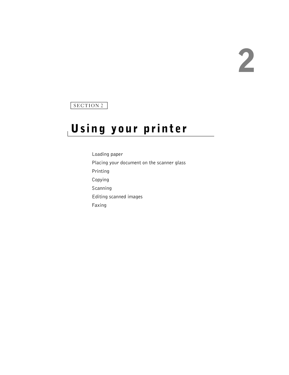 Using your printer, 2 using your printer | Dell A940 All In One Personal Printer User Manual | Page 25 / 102
