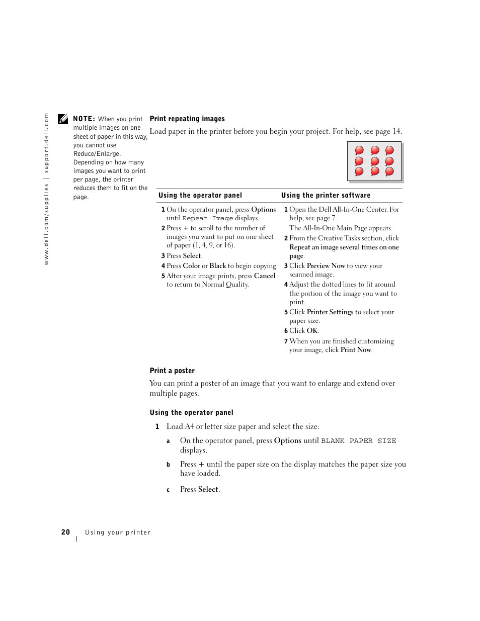 Dell A940 All In One Personal Printer User Manual | Page 32 / 102