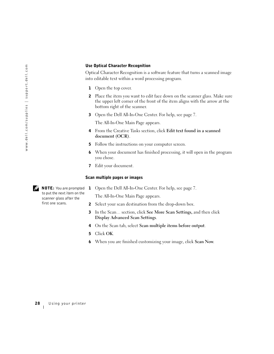 Dell A940 All In One Personal Printer User Manual | Page 40 / 102