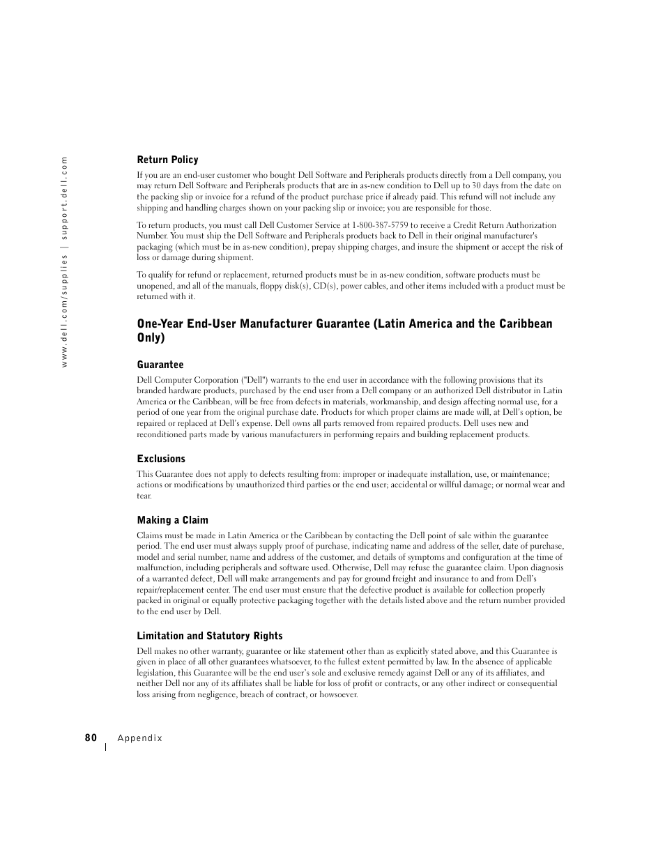 Dell A940 All In One Personal Printer User Manual | Page 92 / 102