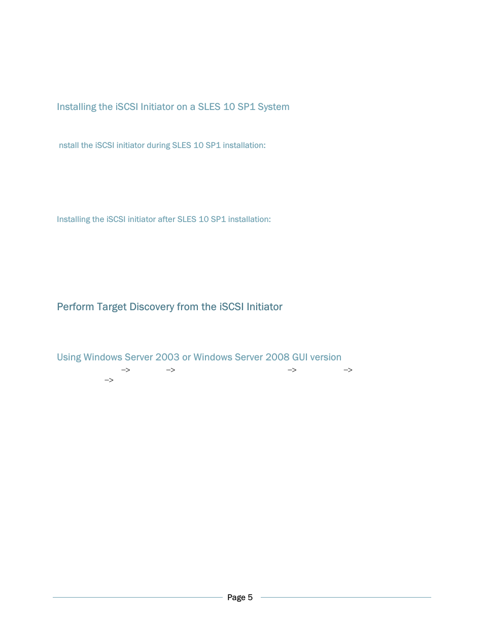 Perform target discovery from the iscsi initiator | Dell PowerVault TL2000 User Manual | Page 5 / 16