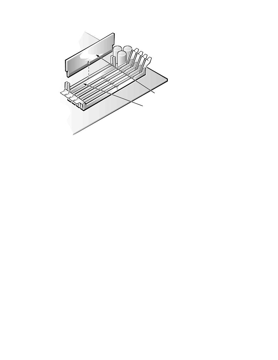 Cache memory card, Cache memory card -19, Figure 5-19. cache-memory card removal -19 | Dell OptiPlex Gxi User Manual | Page 105 / 147