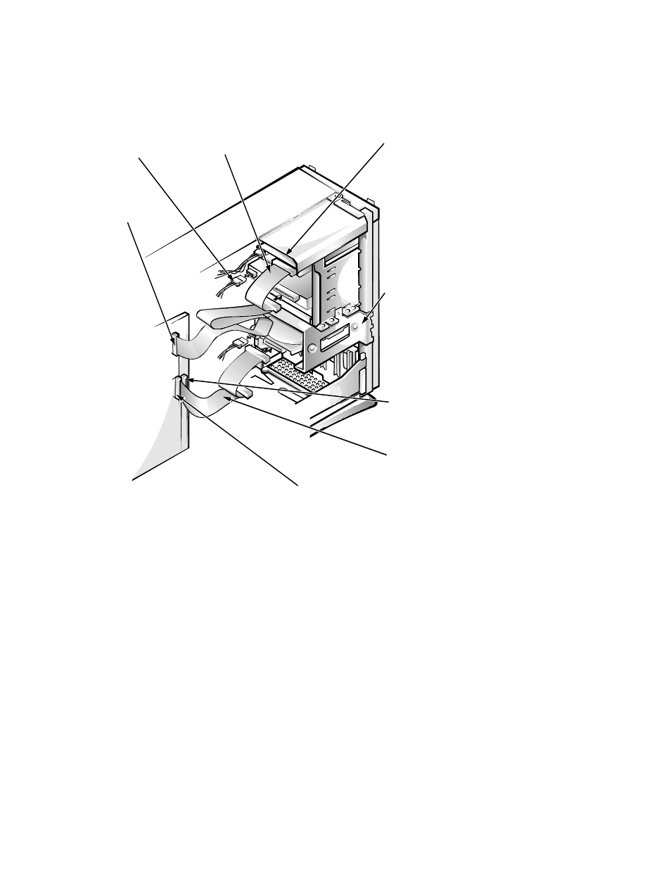 Drives, Drives -9, Figure 6-7 | Drive hardware -9, Rives | Dell OptiPlex Gxi User Manual | Page 119 / 147