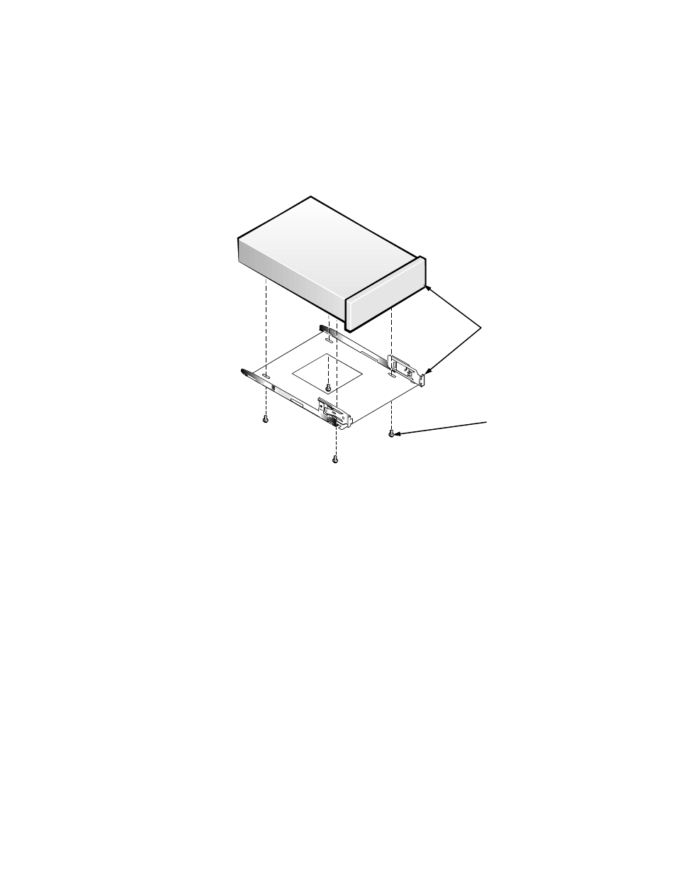 Figure 6-11. 5.25-inch drive removal -12 | Dell OptiPlex Gxi User Manual | Page 122 / 147
