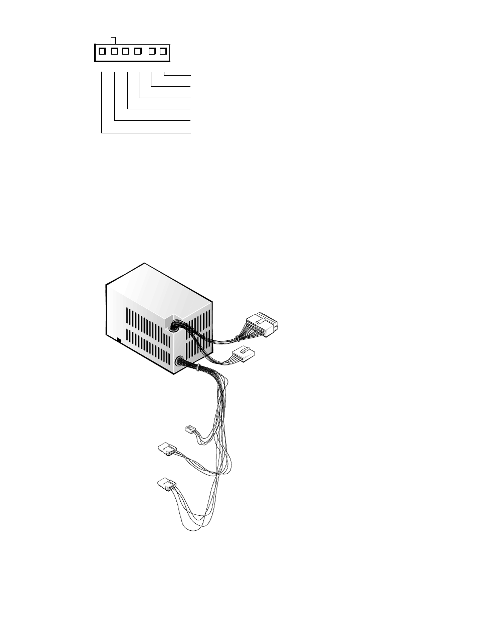 Dc power distribution, Dc power distribution -15 | Dell OptiPlex Gxi User Manual | Page 33 / 147