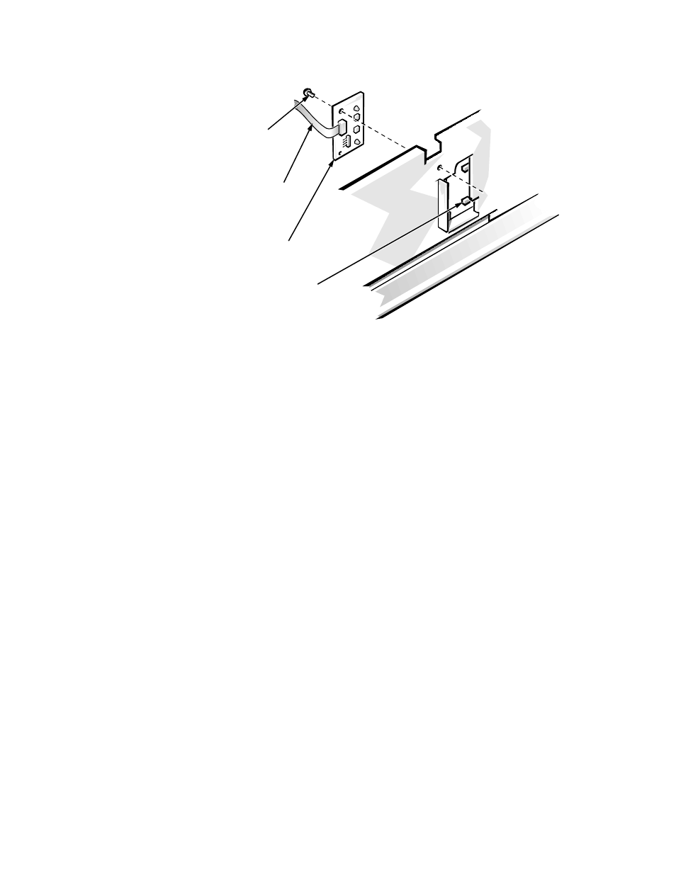 Control panel, Control panel -6, Figure 4-4 | Control-panel removal -6, Ontrol panel | Dell OptiPlex Gxi User Manual | Page 70 / 147