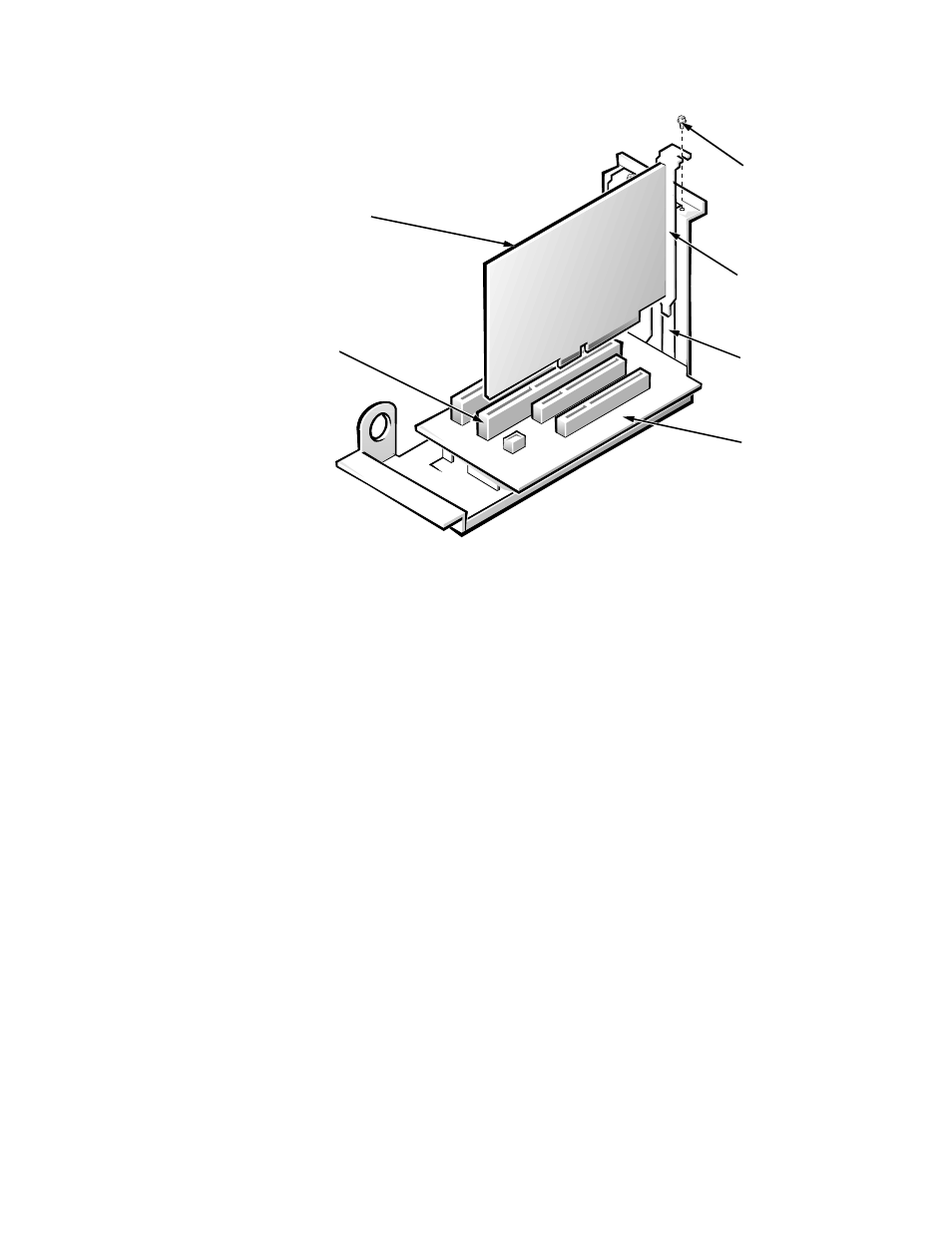 Expansion card, Expansion card -14, Figure 4-12. expansion-card removal -14 | Dell OptiPlex Gxi User Manual | Page 78 / 147