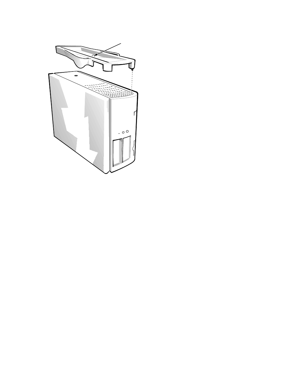 Floor stand, Floor stand -3, Figure 5-1 | Floor stand removal -3, Loor stand | Dell OptiPlex Gxi User Manual | Page 89 / 147