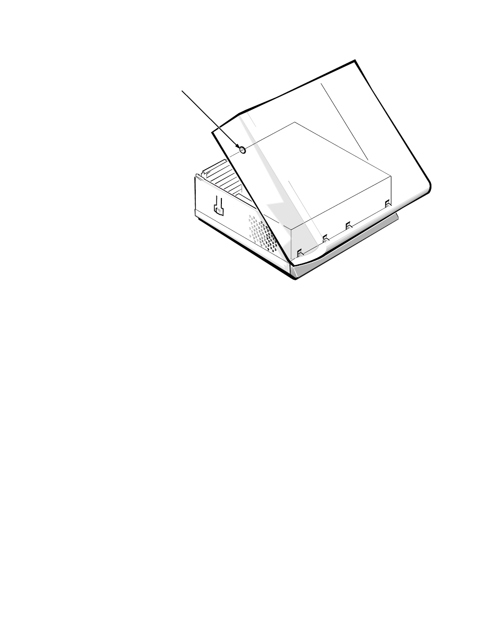 Computer cover, Computer cover -4, Figure 5-2 | Computer cover removal -4, Omputer cover | Dell OptiPlex Gxi User Manual | Page 90 / 147