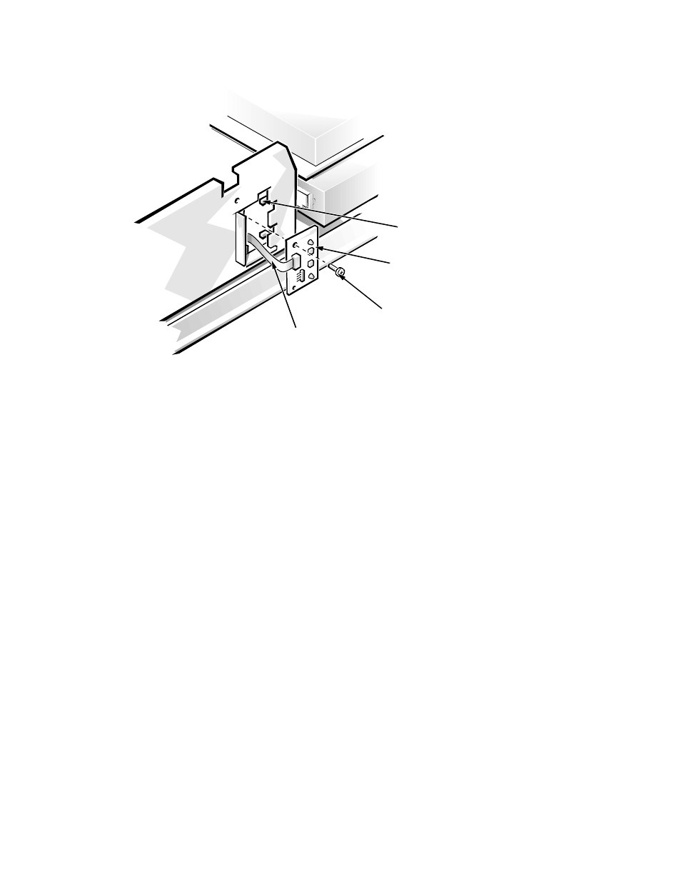 Control panel, Control panel -7, Figure 5-5 | Control-panel removal -7, Ontrol panel | Dell OptiPlex Gxi User Manual | Page 93 / 147