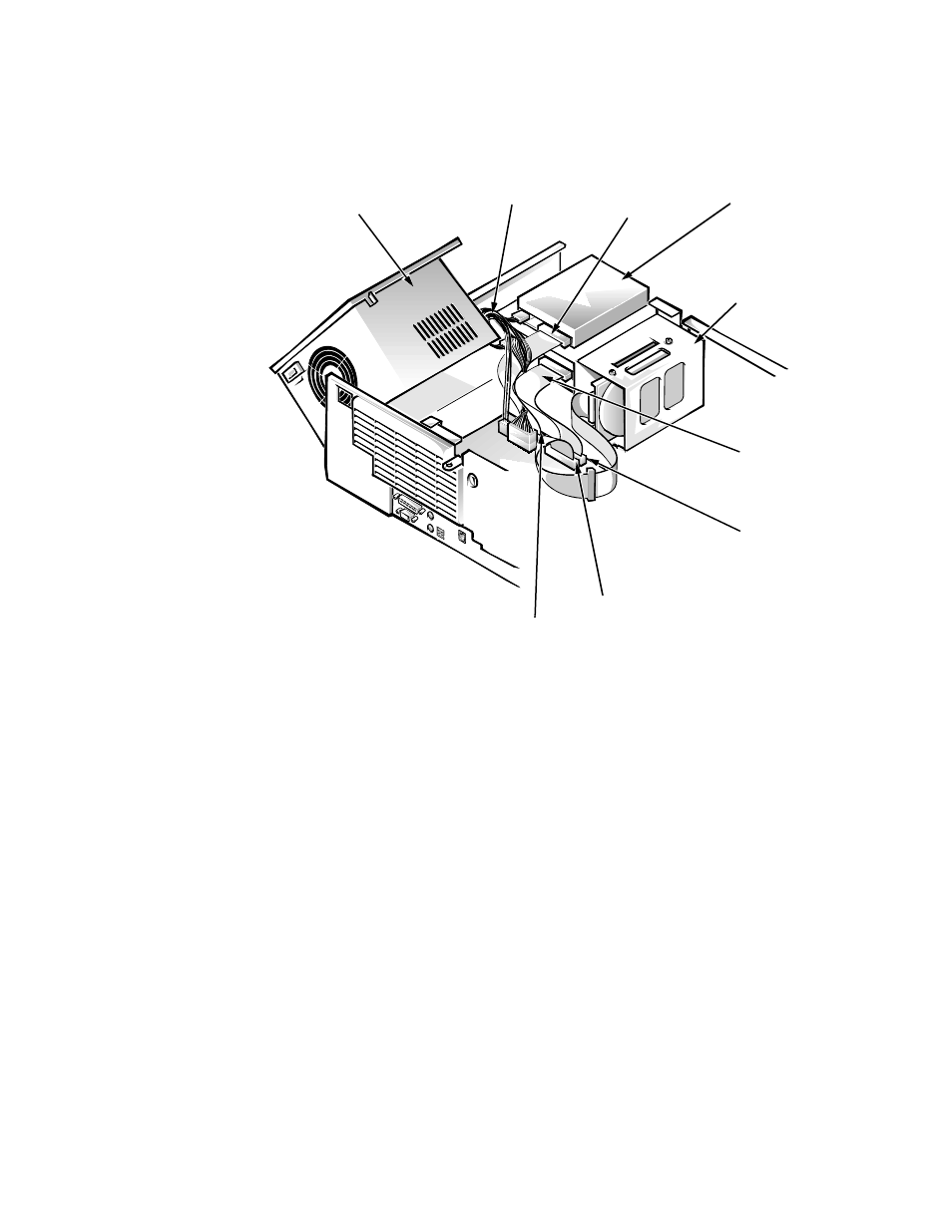 Drives, Drives -8, Figure 5-6 | Drive hardware -8, Rives | Dell OptiPlex Gxi User Manual | Page 94 / 147