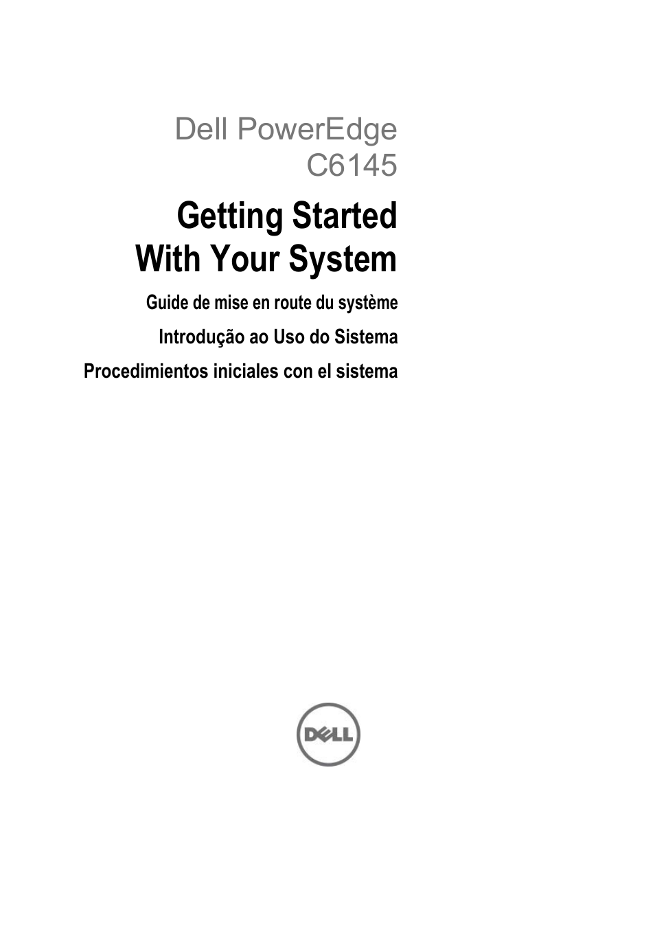 Dell PowerEdge C6145 User Manual | 64 pages