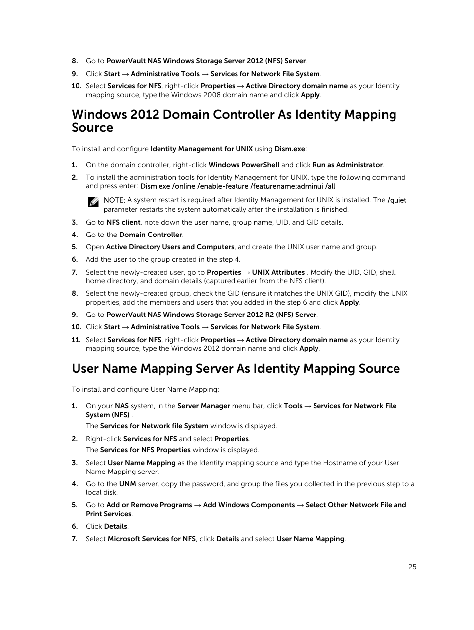 Dell PowerVault NX3200 User Manual | Page 25 / 40