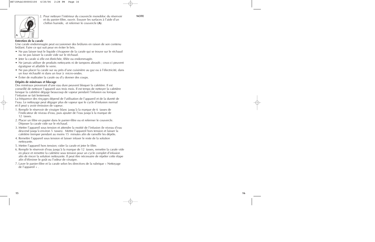 Black & Decker DE710 User Manual | Page 9 / 13
