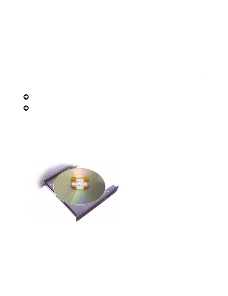 Using the cd or dvd tray | Dell Latitude C640 User Manual | Page 31 / 171