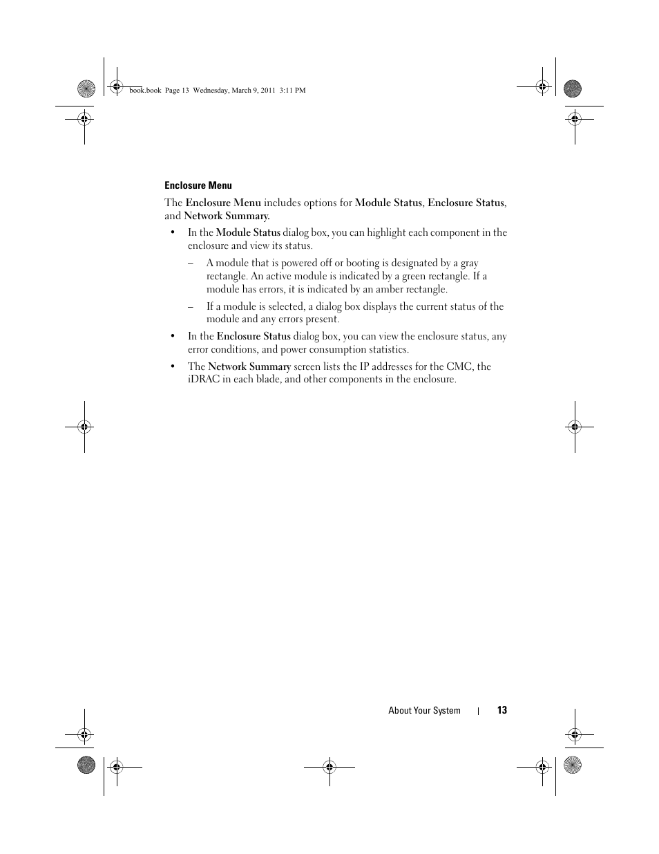 Dell POWEREDGE M1000E User Manual | Page 13 / 86