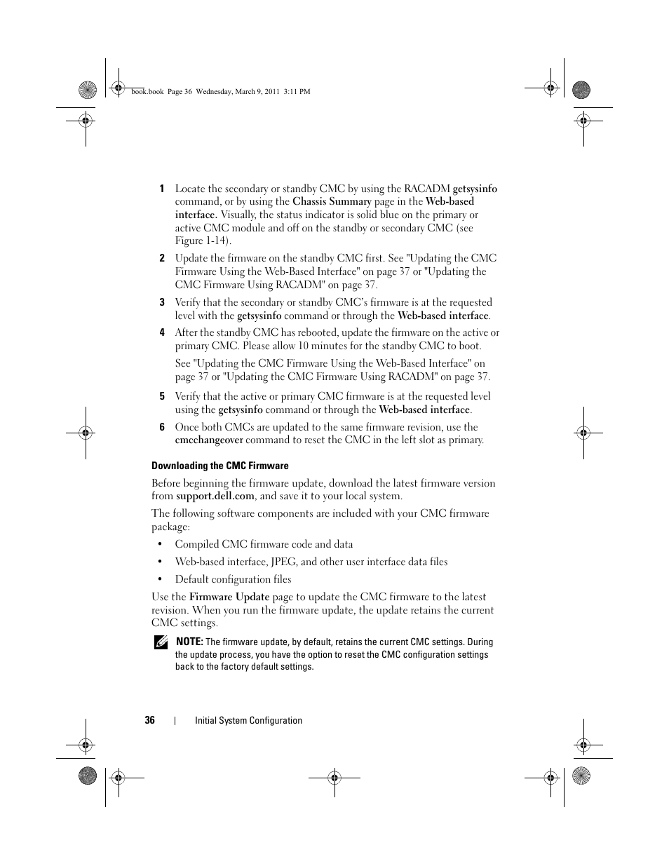 Dell POWEREDGE M1000E User Manual | Page 36 / 86