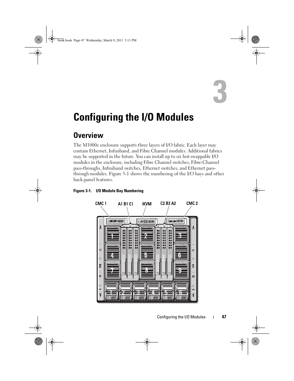 Configuring the i/o modules, Overview | Dell POWEREDGE M1000E User Manual | Page 47 / 86