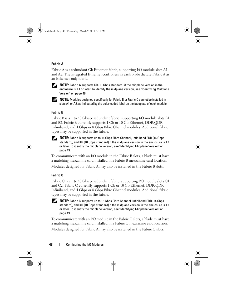 Dell POWEREDGE M1000E User Manual | Page 48 / 86