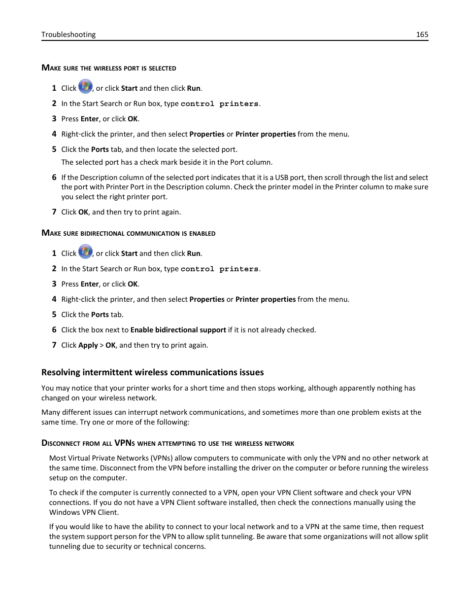 Dell V725w All In One Wireless Inkjet Printer User Manual | Page 165 / 186