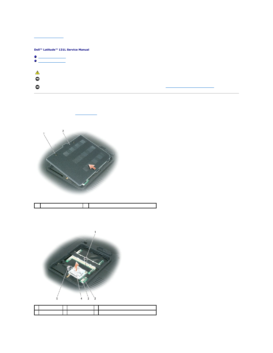 Modem, Removing the modem | Dell Latitude 131L User Manual | Page 31 / 42