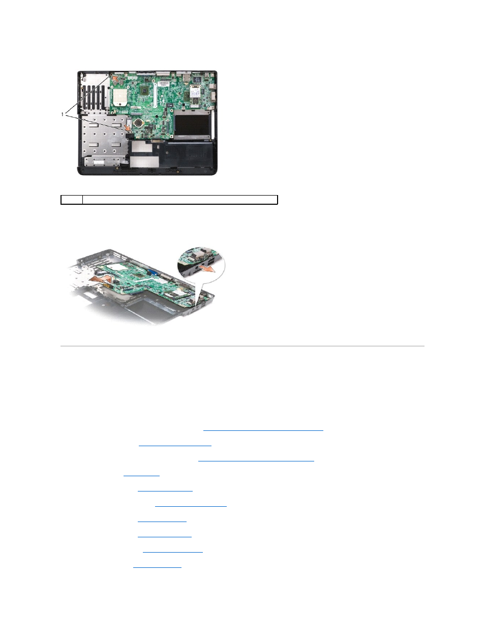 Replacing the system board | Dell Latitude 131L User Manual | Page 40 / 42