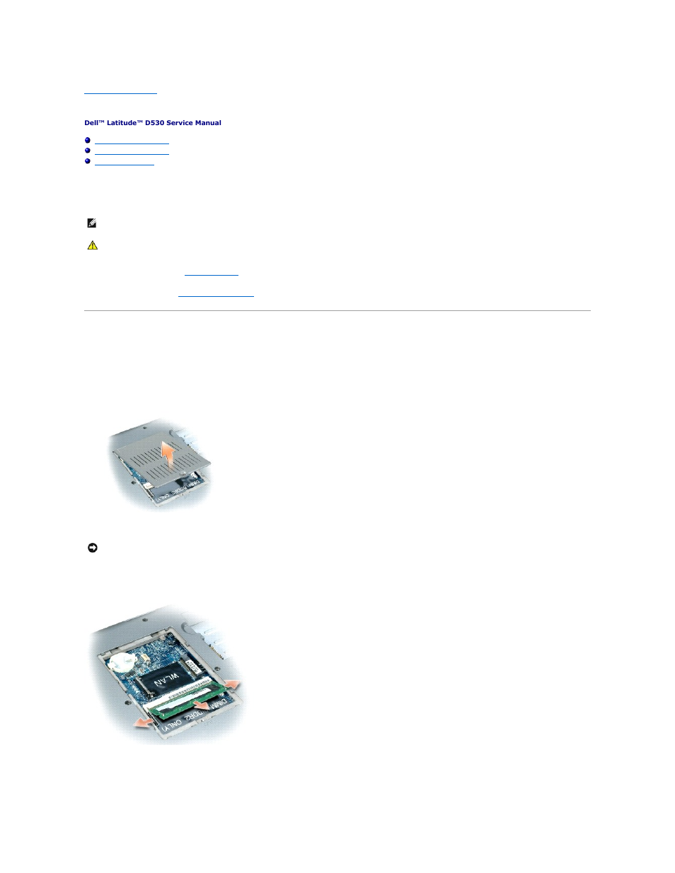 Dell Latitude D530 (Early 2008) User Manual | Page 32 / 48