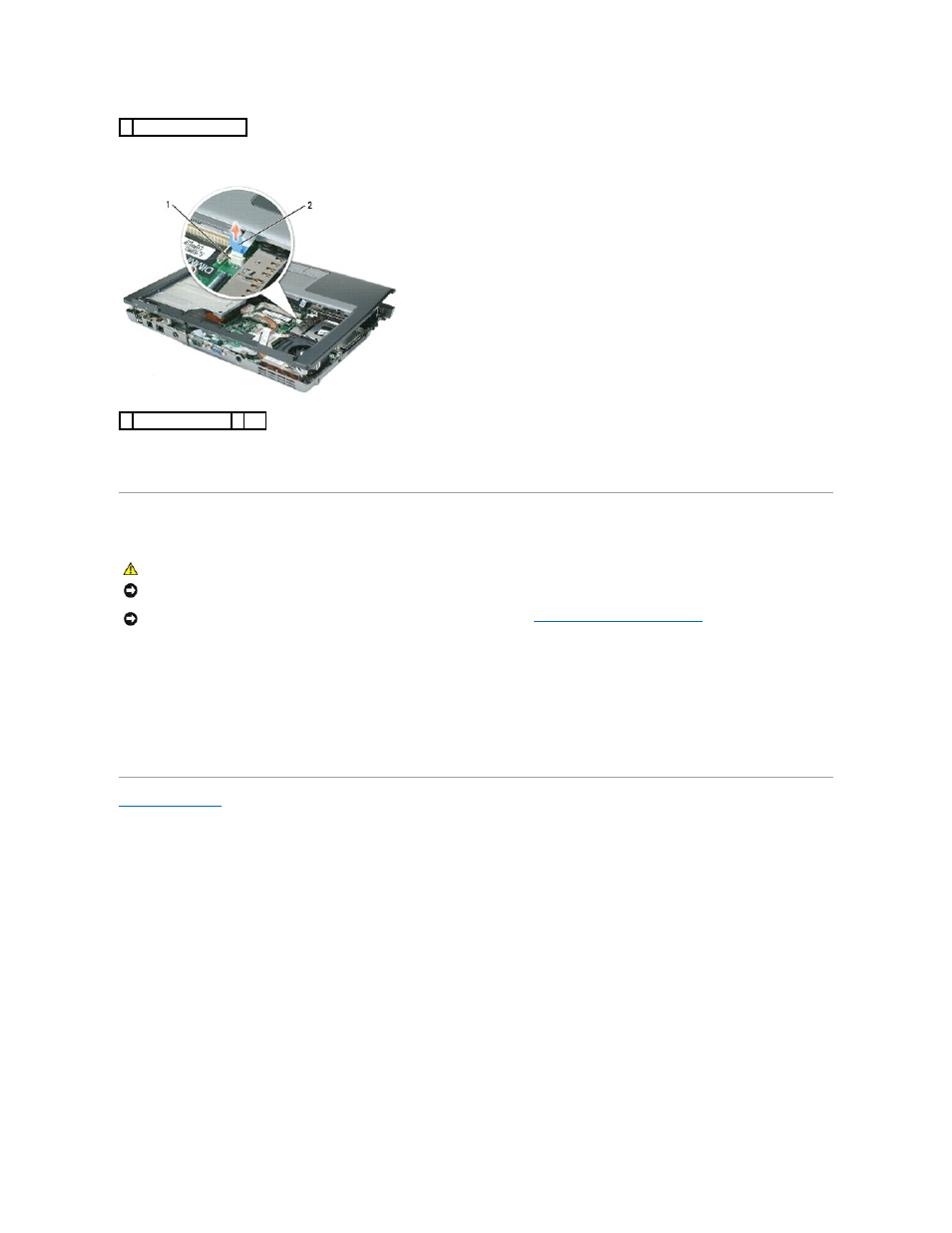 Replacing the palm rest | Dell Latitude D530 (Early 2008) User Manual | Page 40 / 48