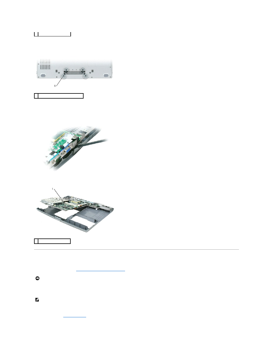Replacing the system board assembly | Dell Latitude D530 (Early 2008) User Manual | Page 46 / 48