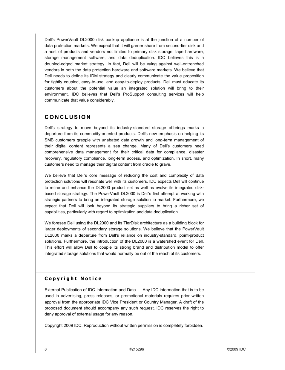 Dell PowerVault DL2000 User Manual | Page 8 / 8