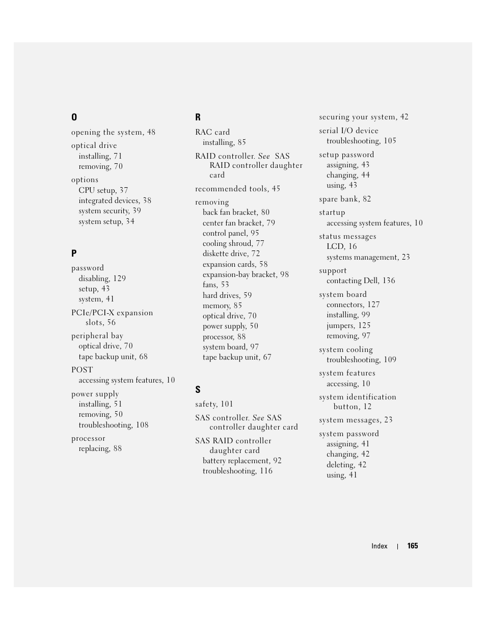 Dell PowerEdge 1900 User Manual | Page 165 / 166