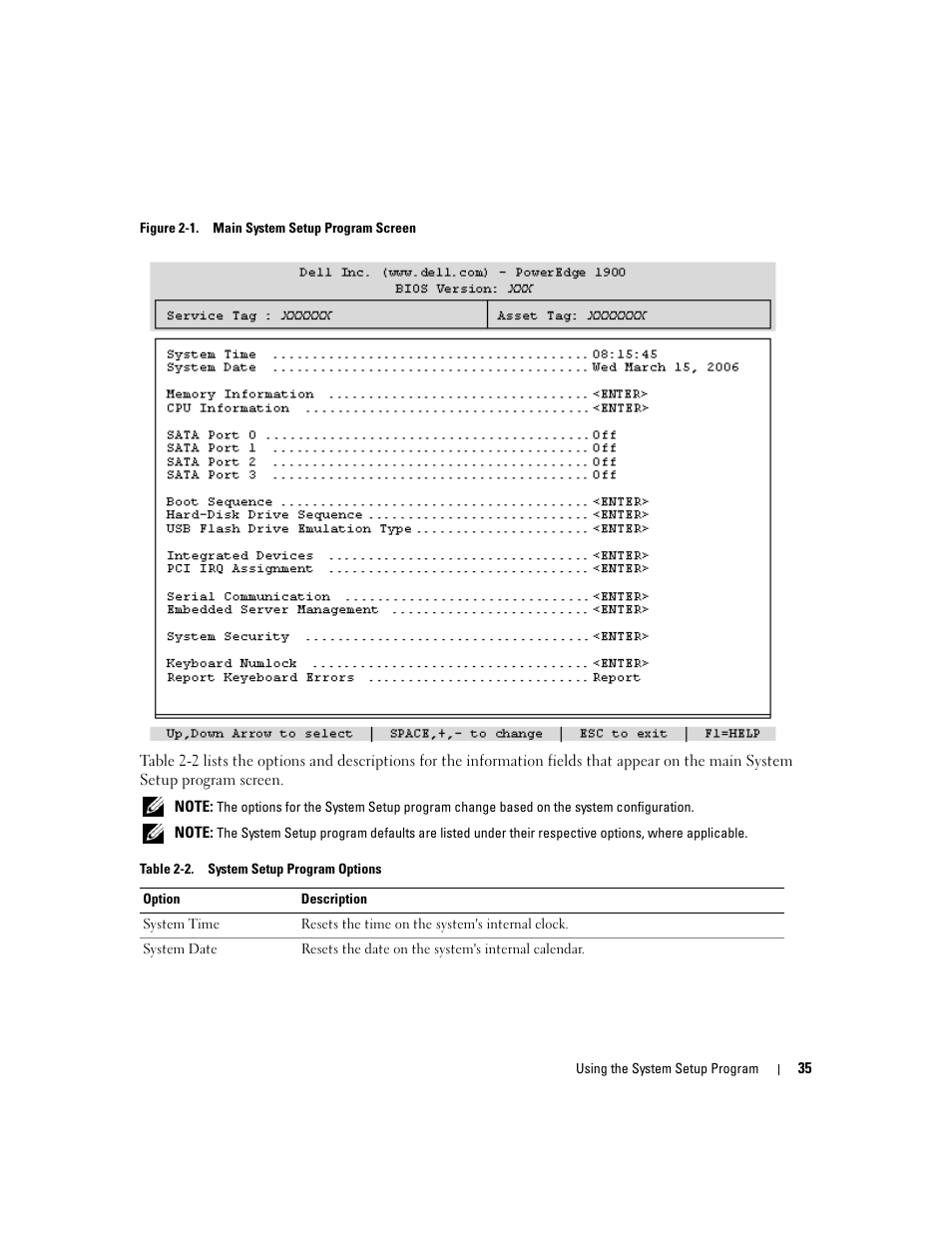 Dell PowerEdge 1900 User Manual | Page 35 / 166